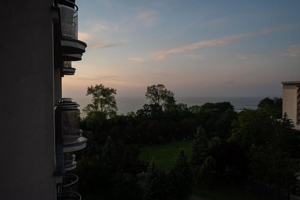 Apartament Ania Z Widokiem Na Morze W Hotelu Arka Kołobrzeg Buitenkant foto