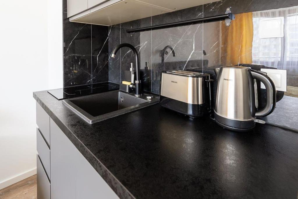 Apartament Ania Z Widokiem Na Morze W Hotelu Arka Kołobrzeg Buitenkant foto